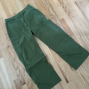 Vans Pants straight skater Baggy unisex Green size 28
